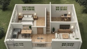 Bloxburg House Layout 2 Story