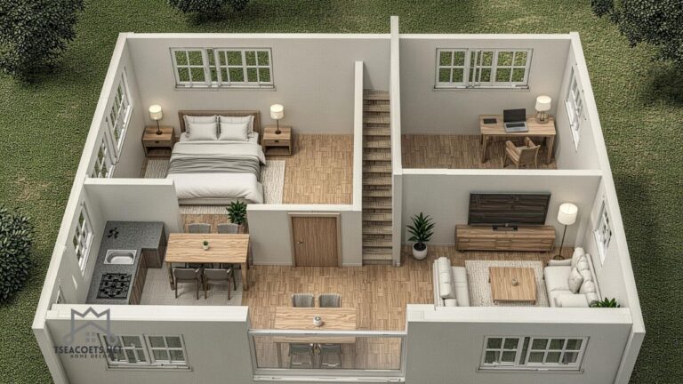 Bloxburg House Layout 2 Story