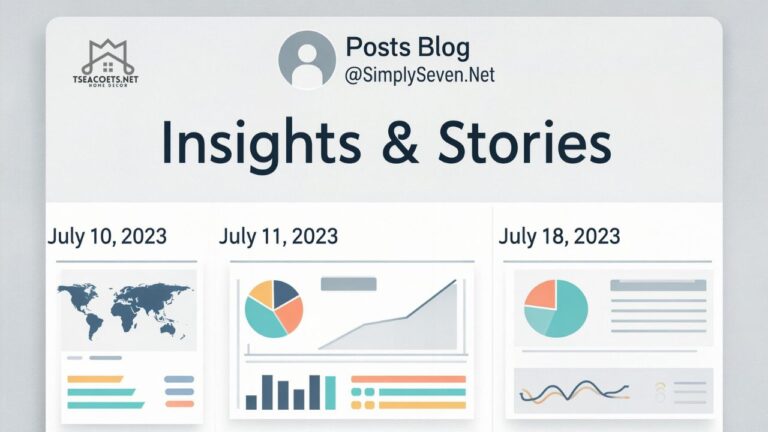 Posts Blog @SimplySeven.net