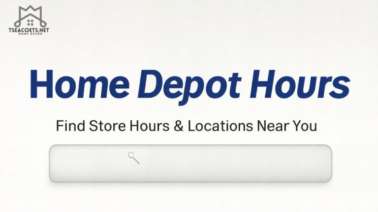 Home Depot Hours