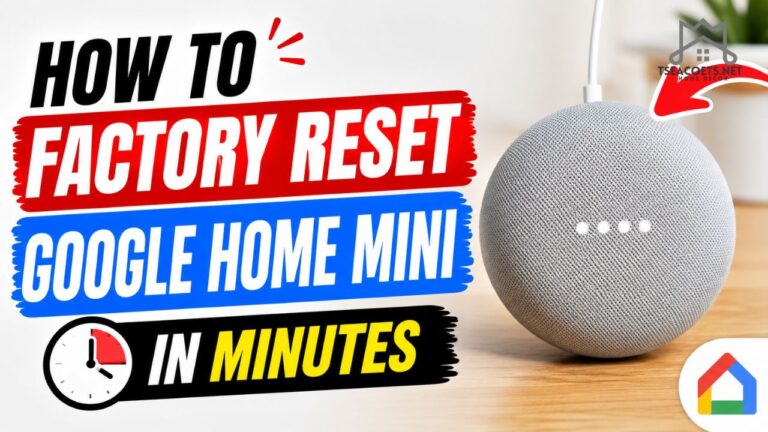 How to Factory Reset Google Home Mini